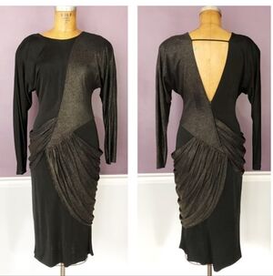 Casadei Vintage 80s Disco Dress